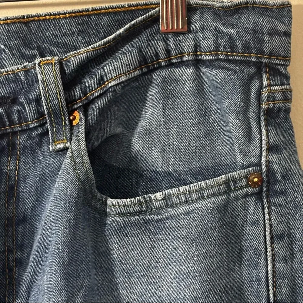 Levi's Jeans Mens 34x32 Blue 527 Bootcut Denim Classic Workwear